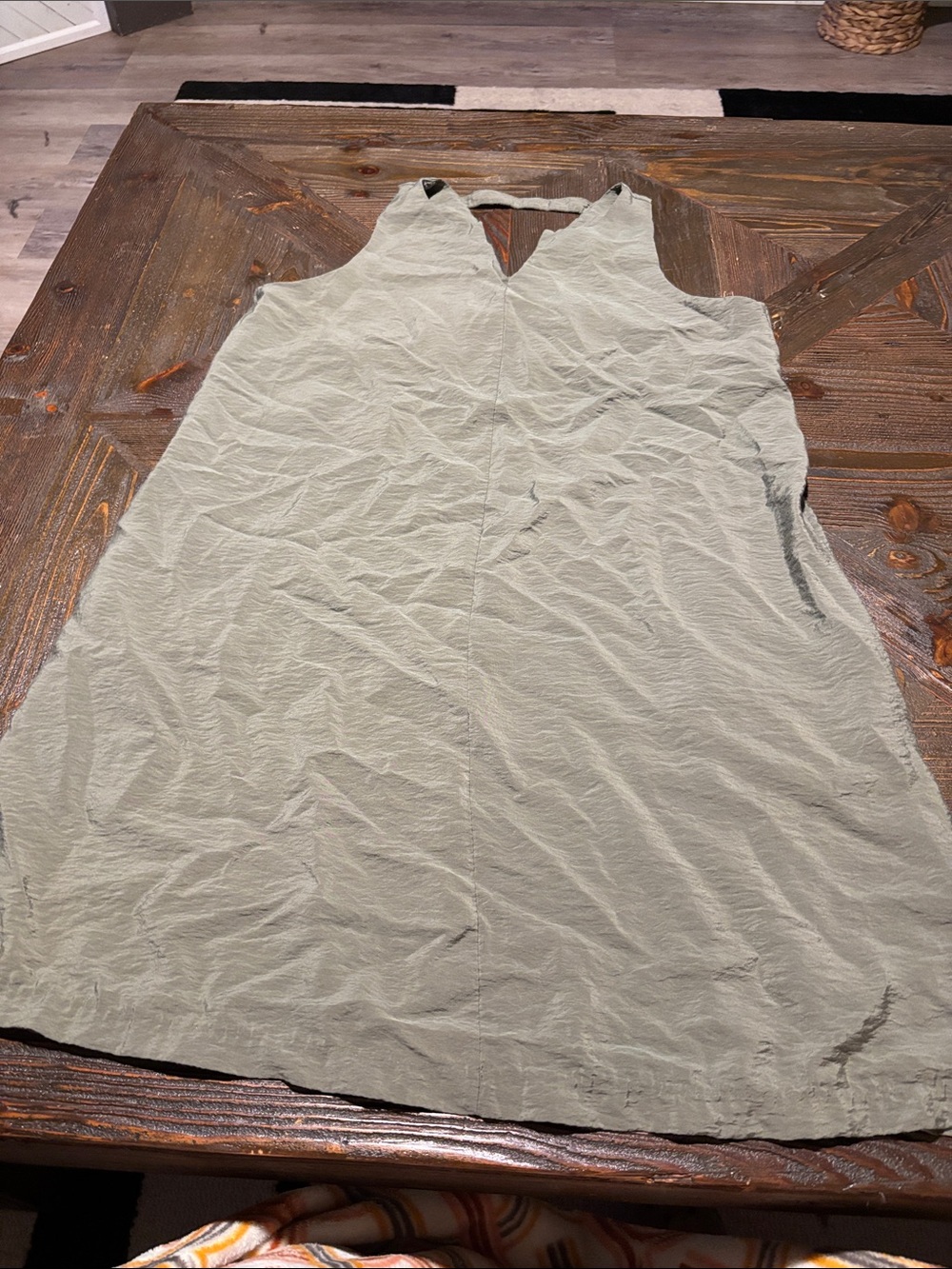Banana Republic Olive Green Sleeveless Shift Dress